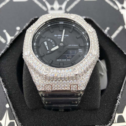 Iced Out Moissanite Sport Watch (G-Shock Style)