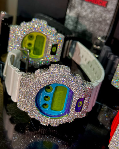 Iced Out Moissanite Sport Watch (G-Shock Style)