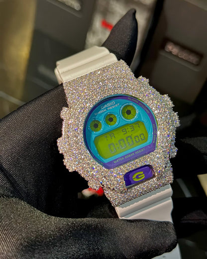 Iced Out Moissanite Sport Watch (G-Shock Style)